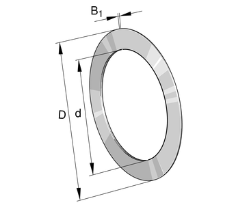 舍弗勒 INA AS1024 推力轴承垫圈