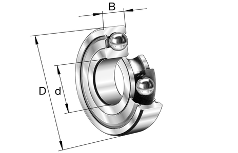 舍弗勒 FAG 6003-H-2Z#E 深沟球轴承